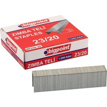 Bigpoint Zımba Teli 10'lu Kutu 1.000 Adet 23/20 Ölçüler İle Zımbalama Kolaylık