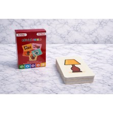 Feyza Design 16 Parça Eşyalar Alemi Zeka Geliştirici Eşleştirme Puzzle