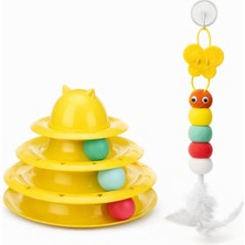 Feyza Design Kedi Zeka Oyuncakları - Beyaz Renkli Eğlenceli Tasarım