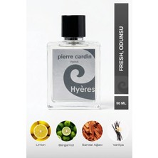 Pierre Cardin Hyeres EDT Erkek Parfüm 100 ml | Odunsu, Fresh | Limon, Bergamot, Sandal Ağacı, Vanilya, Vetiver