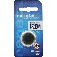 Renata 2450N Düğme Pil 3V Tek Kullanımlık Lithium 1 Adet Yüksek Performanslı