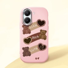 Ucuc Poco X7 Pro Uyumlu Darbe Emici Kamera Korumalı Pembe Silikon Kılıf