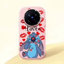Ucuc Vivo X200 Pro Uyumlu Darbe Emici Kamera Korumalı Pembe Silikon Kılıf