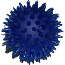 Feyza Design Işıklı Kirpi Top Oyuncağı Kedi ve Köpekler Için Lacivert