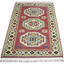 Zehra Abla Halı Yeni El Dokuma Benzersiz Ender Niğde Kars Yörük Yün Halı 7093