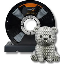 Dornex Filament Dornex Gümüş Gri Silk Pla Filament (1 Kg)