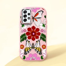 Ucuc Samsung Galaxy A52/A52S Uyumlu Darbe Emici Kamera Korumalı Pembe Silikon Kılıf