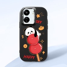 Ucuc Poco C65 Uyumlu Darbe Emici Kamera Korumalı Siyah Silikon Kılıf