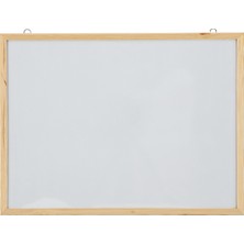 İnter 60X90 Yazı Tahtası D.M Ahşap Çerçeve 385 Ekonomik Kullanışlı Doğal Renk