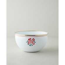 English Home Bright Parade Emaye Karıştırma Kabı 4 Lt Kırmızı - Beyaz