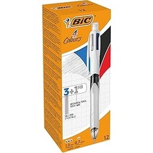 SHC4200 Bic 4 Colour Multifunction Black/blue/red/pencil PK12