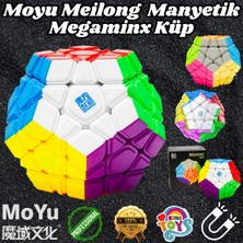 Feyza Design Orijinal Moyu Megaminx Manyetik Küp - Eğitici Çocuk Oyuncağı