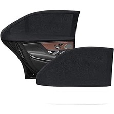 SHC4200 Ayaco 2 Adet Araç Yan Cam Perdesi Araba Arka Koltuk Perde Güneşliği Oto Kılıfı Otomobil Güneşlik Ön