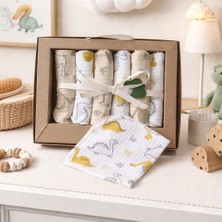 Bebekino %100 Coton 7li Bebek Ağız Silme Mendili 04