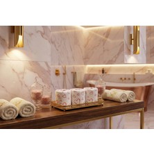 Karbi-Premium 18'li Paket-Pembe Kalpler Serisi-Organik Bambu Özlü Tuvalet Kağıdı