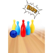 Feyza Design 7 Parça Çocuk Spor Oyunu Bowling Seti Bahçe ve Ev Için