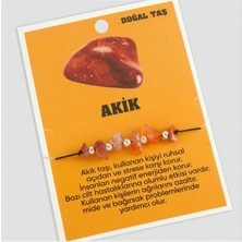 SiHako Akik Doğaltaşlı Ip Bileklik