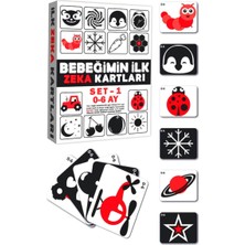 Feyza Design Bebekler Için 0-6 Aylık Zeka Kartları Eğitici Seti