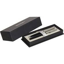 SHC4200 Inoxcrom 77 Serisi Yarı Krom Tükenmez Kalem + Dolma Kalem