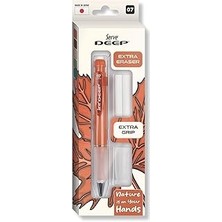 SHC4200 Serve Deep Versatil Kalem 07MM- Toprak Tonları - Yedekli Set (Grip Silgi) Kiremit