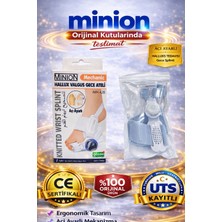 Minion Hallux Valgus Açı Ayarlı Gece Ateli Ayak Baş Parmak Kemik Çıkıntısı Düzeltici Aparat Atel