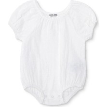 Hellobaby Kız Bebek Body Çıtçıtlı Bisiklet Yaka Kısa Kol
