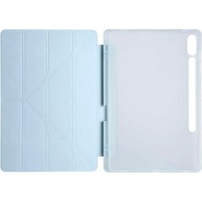 Butik Mey Ithalat®  Samsung Galaxy X510 Tab S9 Fe 11 Kılıf Kalemlikli Mars Tablet Kılıfı - Mavi