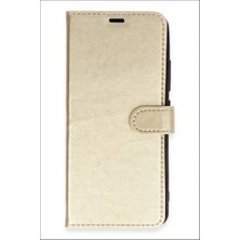 Butik Mey Ithalat®  General Mobile Gm 23 Se Trend S Plus Kapaklı Kılıf - Gold