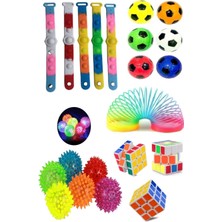 Feyza Design Stres Giderici Seti - Bileklik, Popit, Zeka Küpü ve Toplar