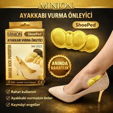 Minion Topuklu Ayakkabı Kundura Ayak Arkası Vurma Engelleyici Kumaş Yumuşak Ped Daraltma