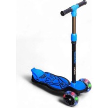Feyza Design Mavi Işıklı Çocuk Scooterı - Eğlenceli ve Güvenli Oyun Arkadaşı