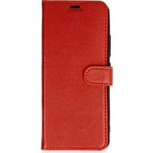 Butik Mey Ithalat®  Tecno Camon 16 Prime Trend S Plus Kapaklı Kılıf - Kırmızı