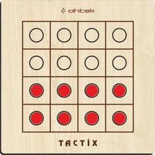 Feyza Design Ahşap Tactix Zeka ve Strateji Oyunu - Eğitici ve Taktik Oyuncak