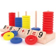 Feyza Design Eğitici Abaküs ve Işlem Seti - Zeka Geliştirici Matematik Eğitim Seti