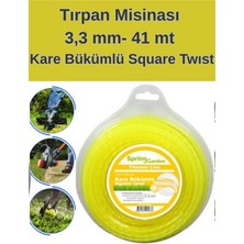 Kl Home Tırpan Misinası  3,3 mm Kare Bükümlü Square Twıst-  41 mt