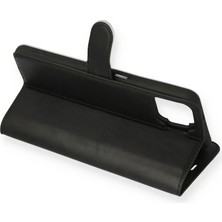 Butik Mey Ithalat®   Reno 4 Lite Kılıf Trend S Plus Kapaklı Kılıf - Siyah