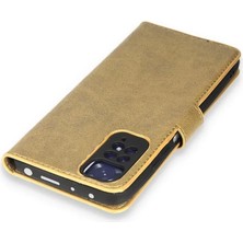 Butik Mey Ithalat®  Xiaomi Redmi Note 11 Pro Kılıf Trend S Plus Kapaklı Kılıf - Gold