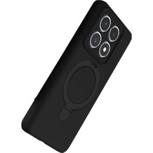 Butik Mey Ithalat®  Xiaomi Mi 14T Pro Regal Magsafe Standlı Kapak - Siyah