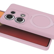 Butik Mey Ithalat®  Xiaomi Redmi Note 13 Pro 4g Regal Magsafe Standlı Kapak - Açık Pembe