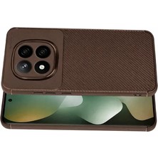 Butik Mey Ithalat®  Xiaomi Redmi Note 15 Pro 5g Auto Focus Karbon Kapak - Kahverengi