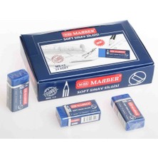 Mabber Maber 24 Adet Mavi Renk Sinav Silgisi Pratik Kullanım İçin İdeal