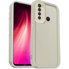 Aylina Mey Ithalat®  Xiaomi Redmi Note 8 Kılıf Viera Silikon - Krem