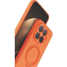 Aylina Mey Ithalat®  Xiaomi Mi 15T Pro Regal Magsafe Standlı Kapak - Turuncu