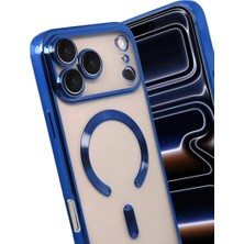 Aylina Mey Ithalat®  Apple iPhone 17 Pro Max Kross Magneticsafe Kapak - Lacivert