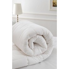 Linnda Home Beyaz Tek Kişilik Microfiber Yorgan 155 x 215 cm Silikon Elyaf ile Rahat Uyku