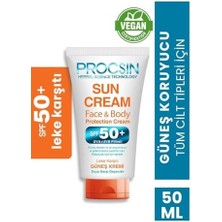 Skygo Procsın Güneş Kremi Face Spf 50+ 50 ml Mini Boy