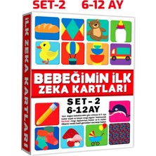 Feyza Design Eğitici Bebek Zeka Kartları Seti - 6-12 Ay Aktivite Oyuncakları