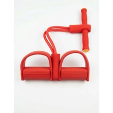 NK SPOR 1 Adet Kırmızı Yumuşak Sünger Kaplı Body Trimmer-Mekik Aleti-Direnç Lastiği-Evde Spor Ekipmanları-Karın Kası Aleti-Bel Inceltme Egzersizleri-Fitness-Taşınabilir Egzersiz Bandı.