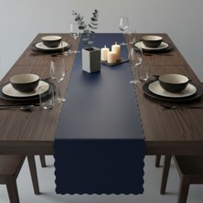 Grand Fine Art 1 Adet Deri RUNNER-40X140 Cm-Fırfır Desenli Runner