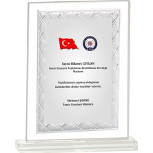 ODAK KUPA - Cam Plaketler - CM-087-M B - 18x21 cm
